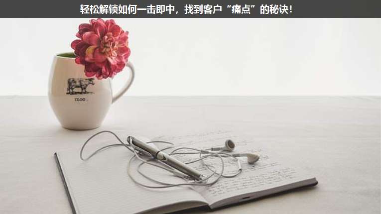 輕松解鎖如何一擊即中,找到客戶“痛點”的秘訣!