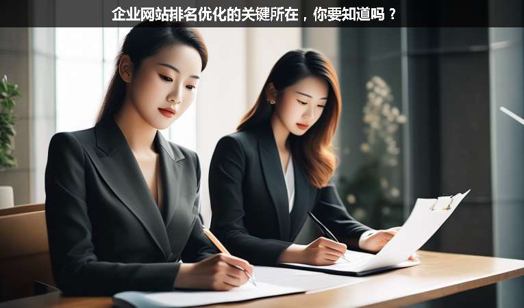 企業網站排名優化的關鍵所在，你要知道嗎？